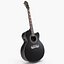 Electro Acoustic Guitar Black
