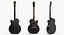 Electro Acoustic Guitar Black