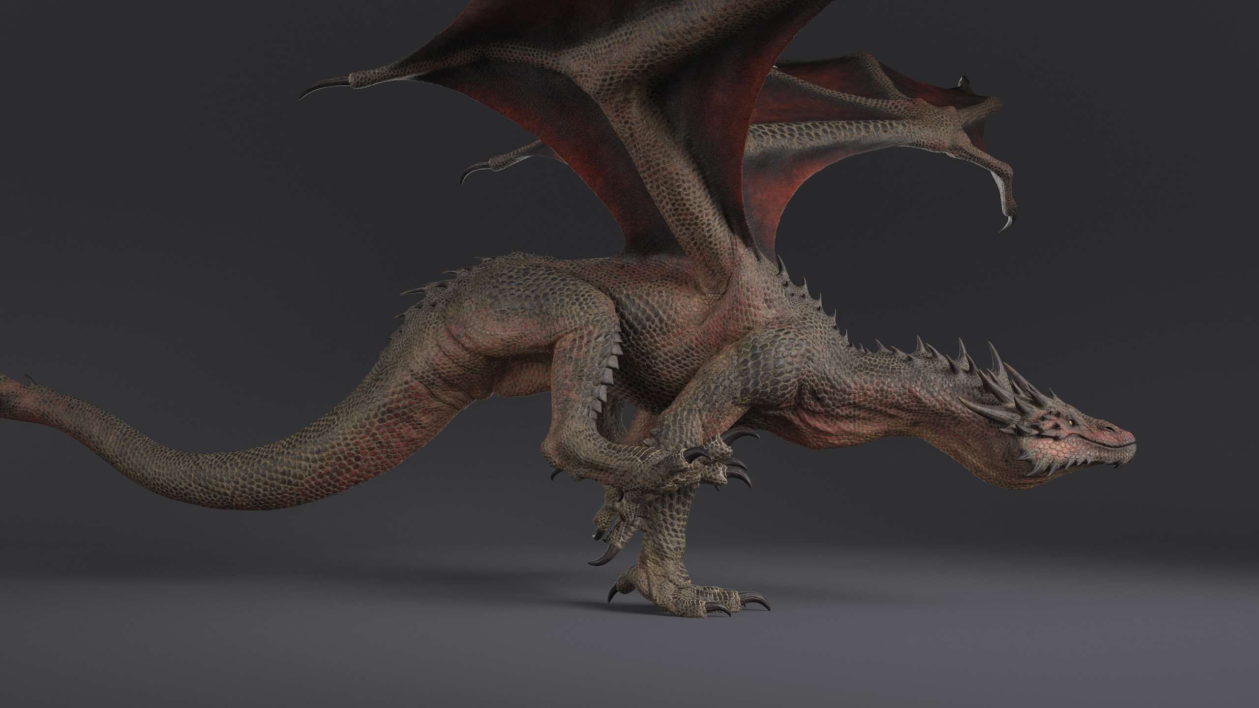 3D Dragon XO Rigged model - TurboSquid 1908313