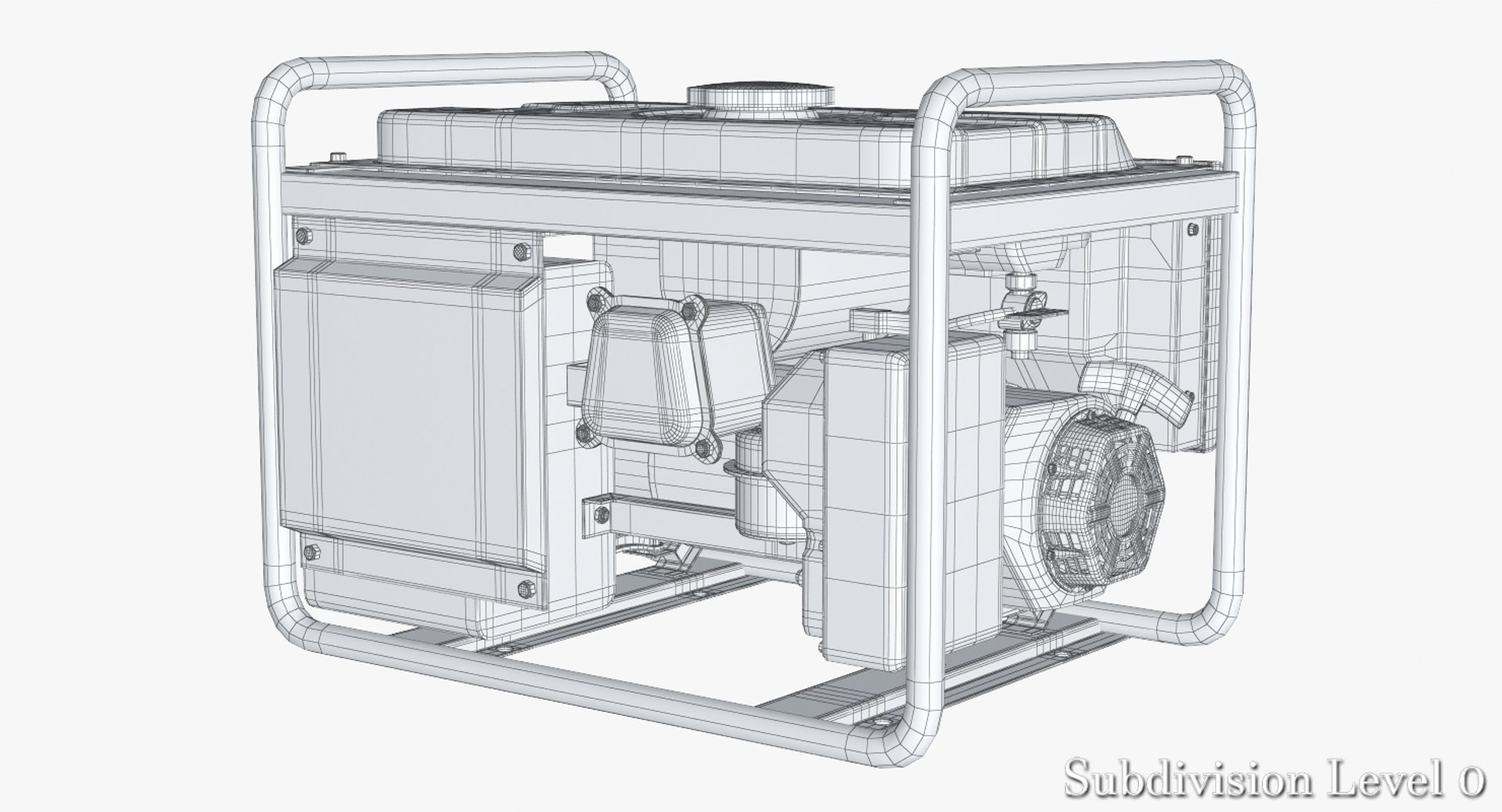 3d Model Portable Generator