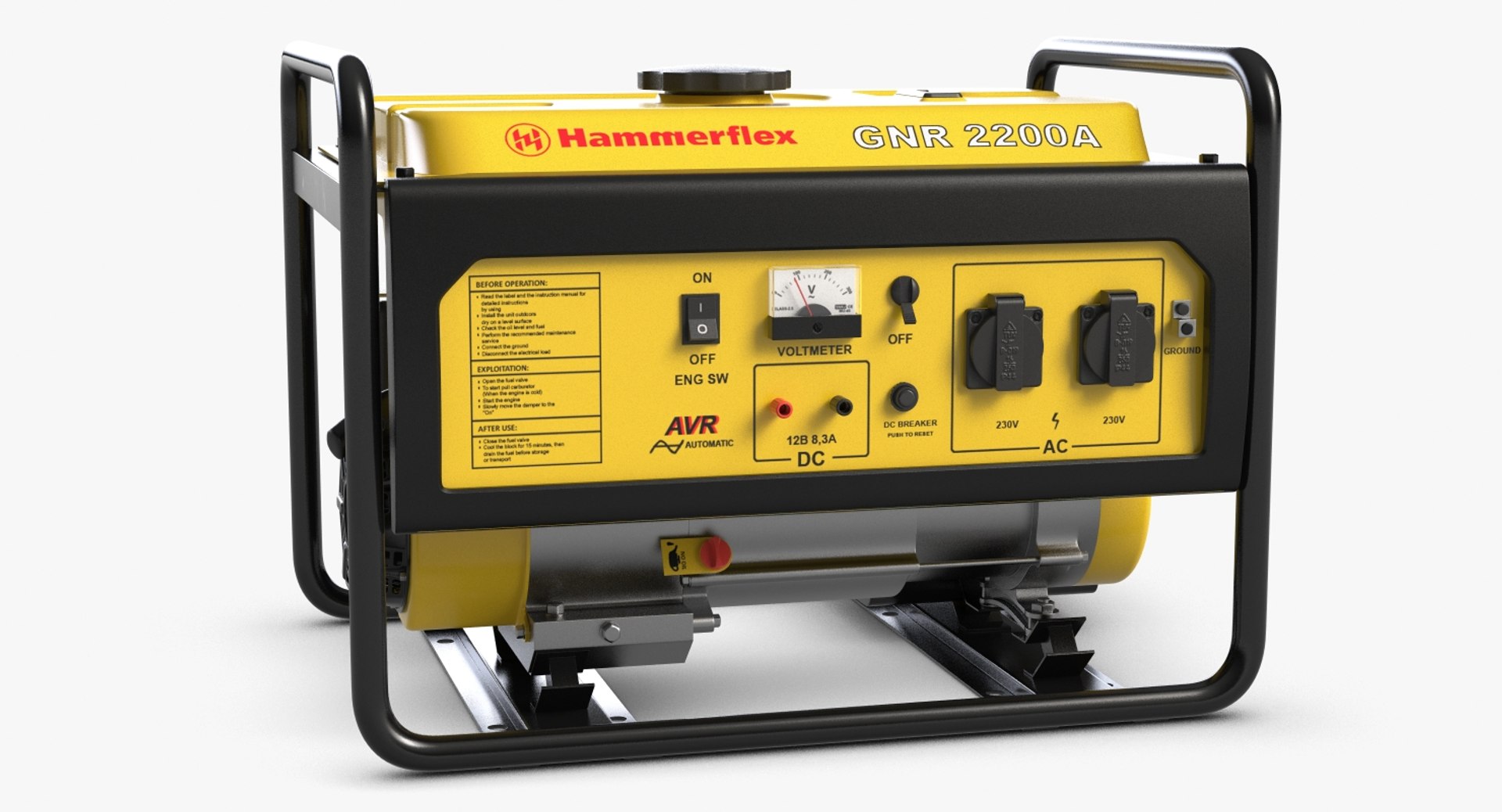 3d Model Portable Generator