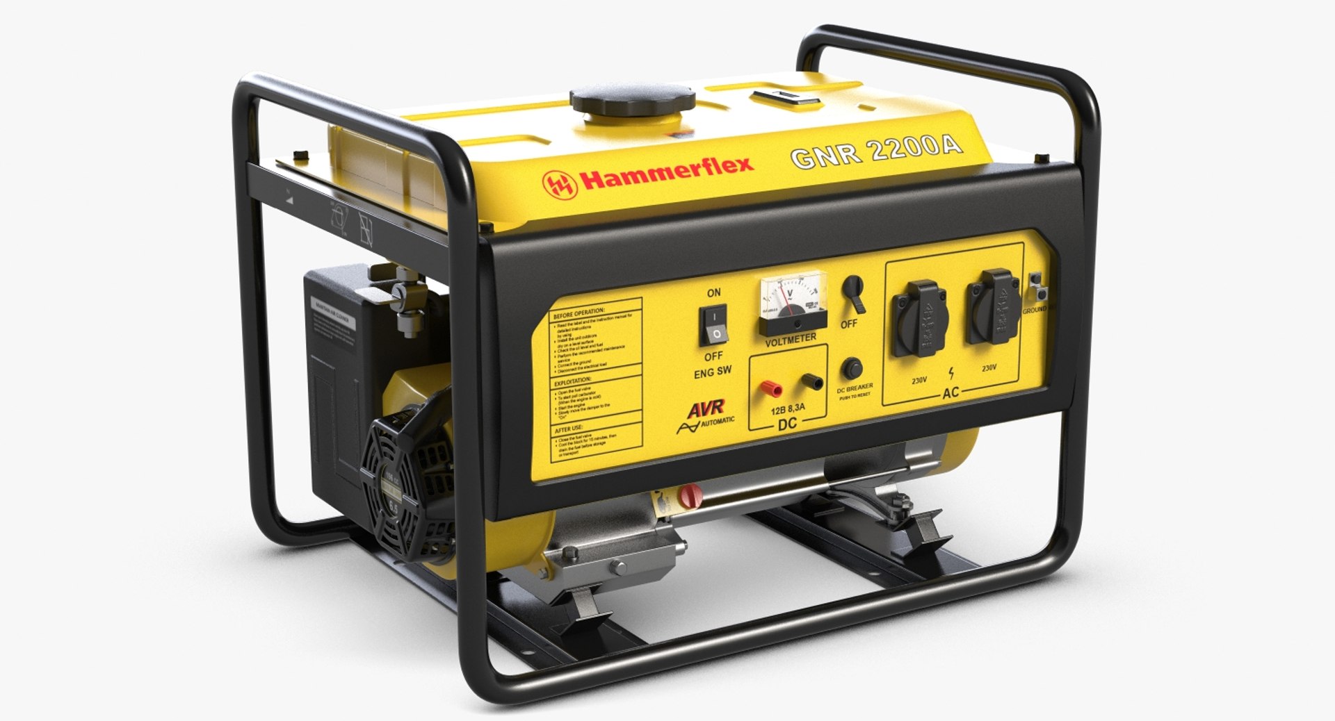 3d Model Portable Generator