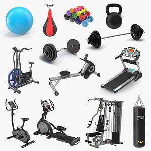 Gym 3D Models Collection 3