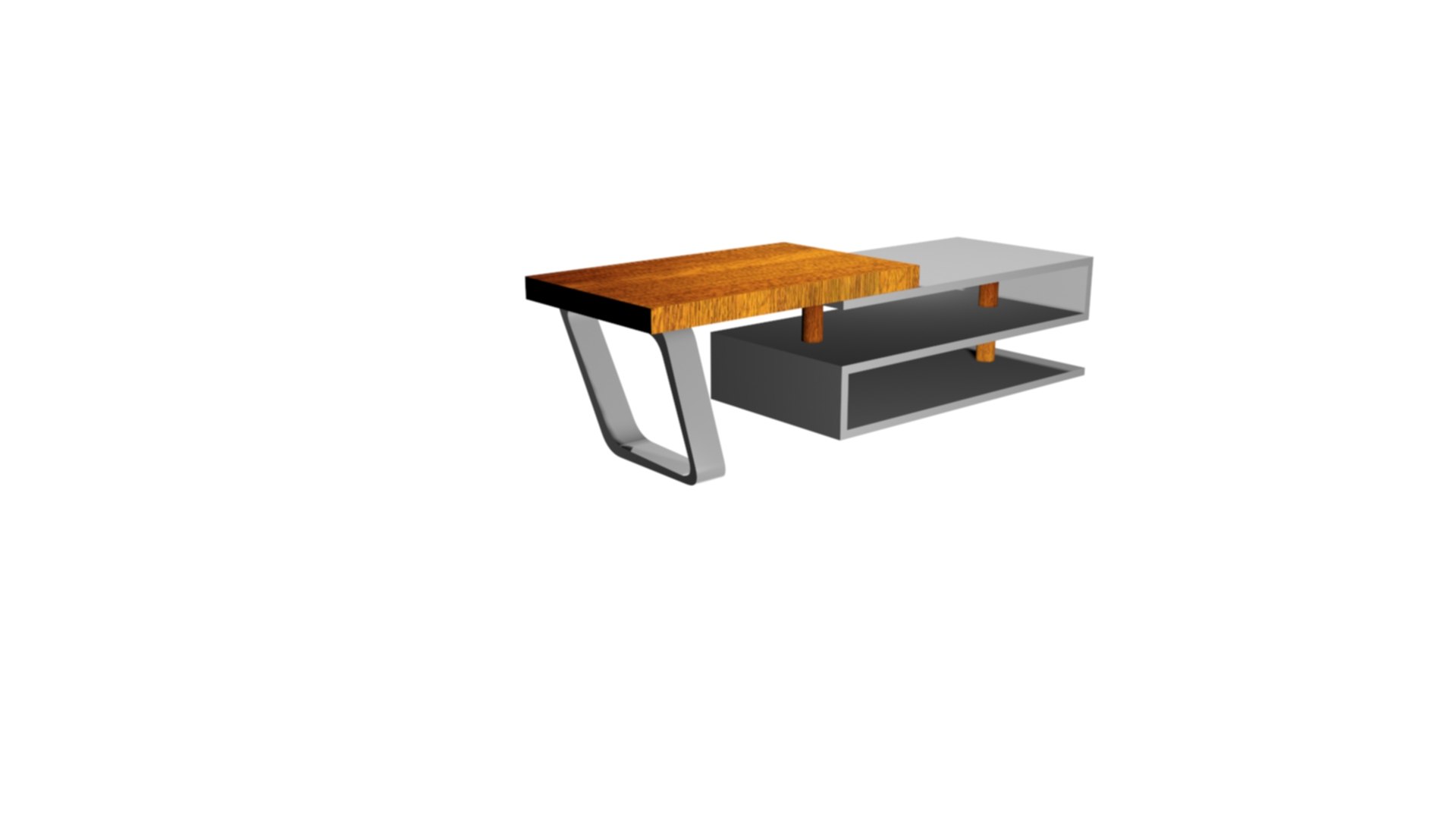 3D Model Study Table - TurboSquid 1278624