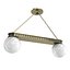 Urban electric brasserie chandelier