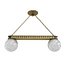 Urban electric brasserie chandelier