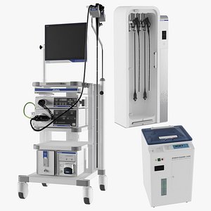 Endoscopy System Aohua Equipment For Hospital Room 3D