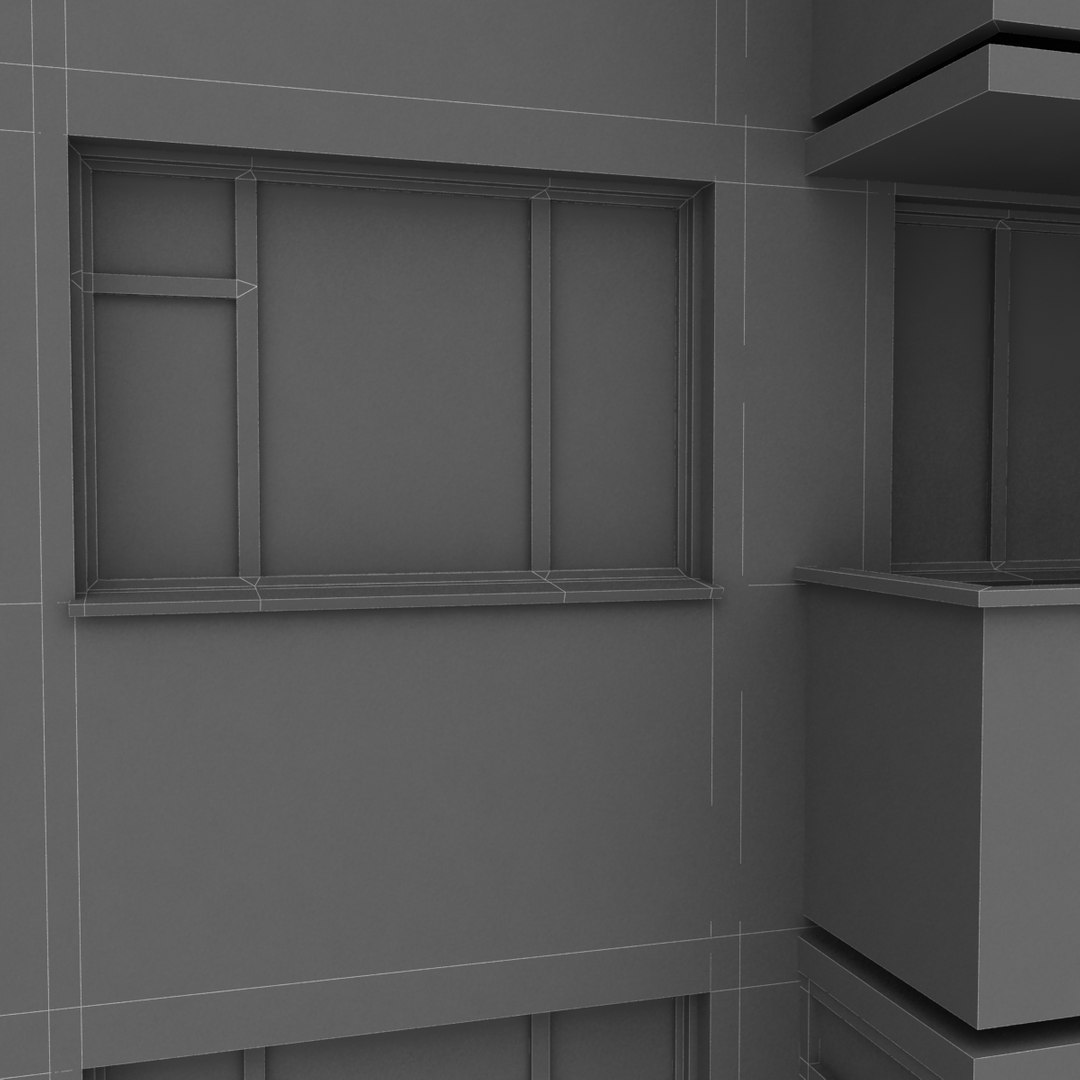 3d Soviet House Model