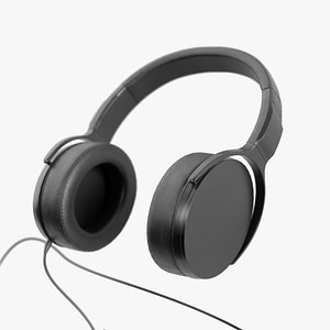 Headphones Lowpoly 3D