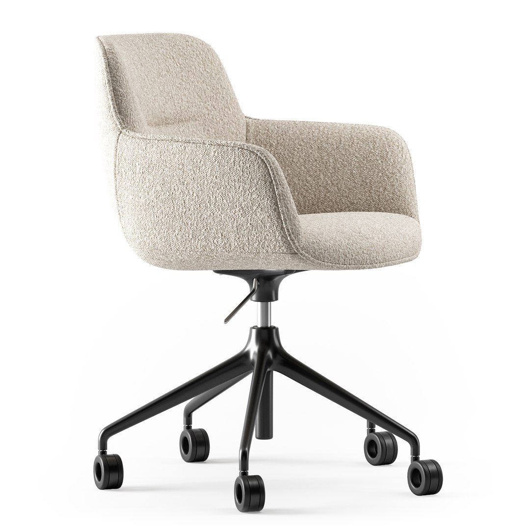 Calligaris Cocoon Office Chair 3D Model TurboSquid 1981872