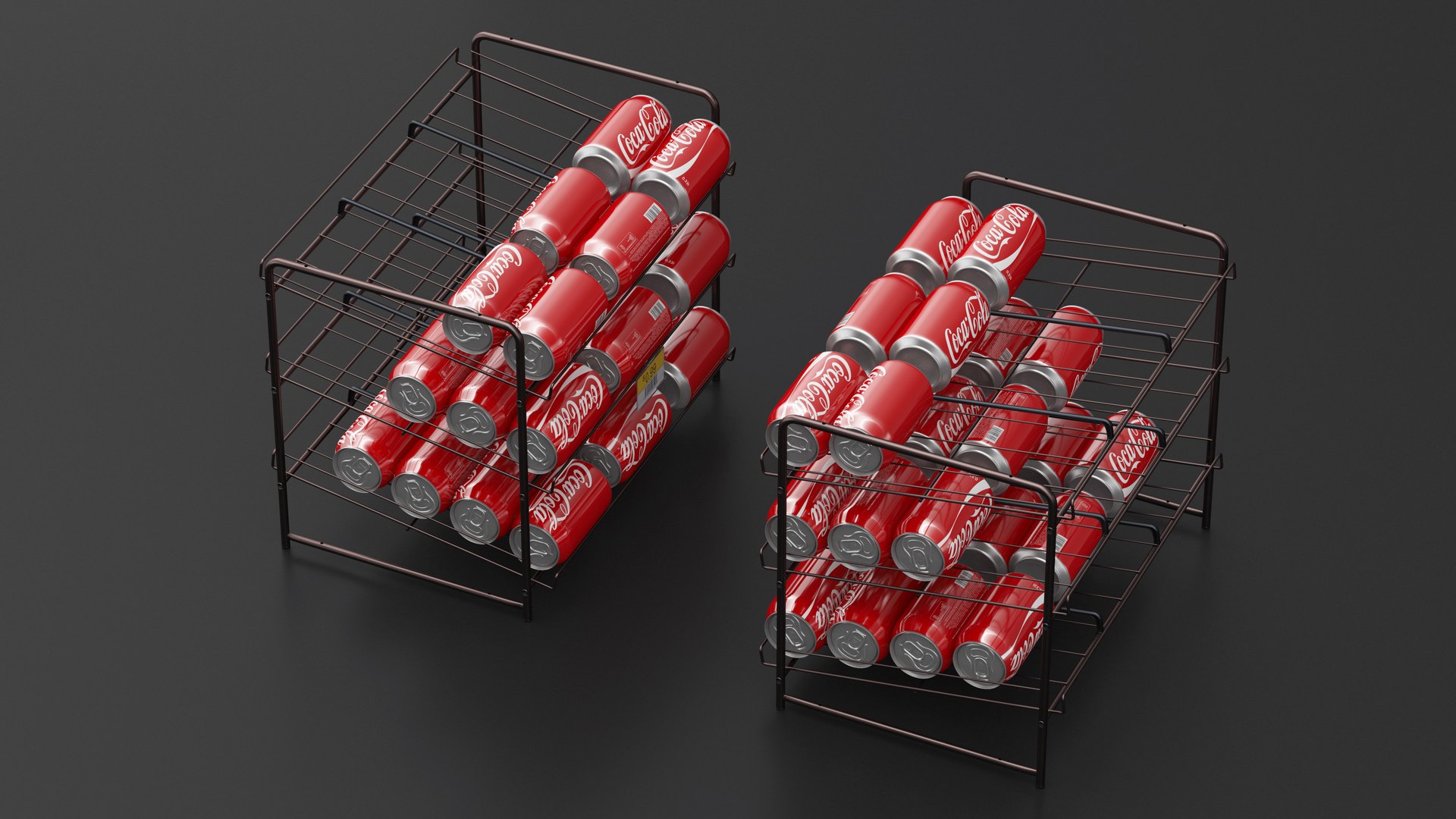 3D Beverage Organizer with CocaCola Cans and Price Label https://p.turbosquid.com/ts-thumb/JA/Q2VDsP/MM/beverageorganizerwithcocacolacansandpricelabel3dmodel005/jpg/1675127190/1920x1080/fit_q87/bafdf827ea716a638498d6a6529701bd7ebc865e/beverageorganizerwithcocacolacansandpricelabel3dmodel005.jpg