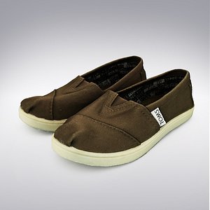 Toms Shoe Brown - 3D Scanned