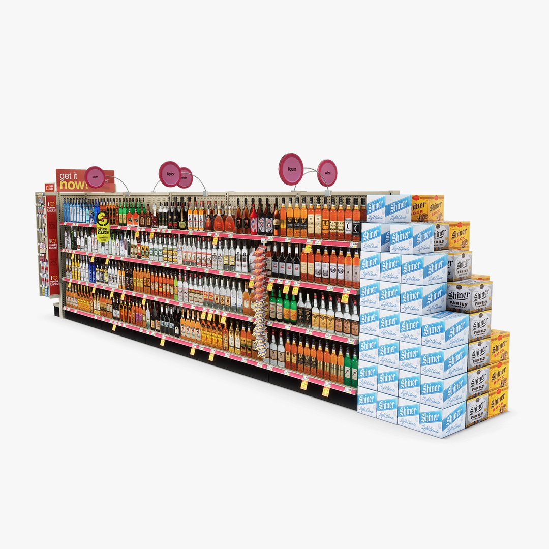 aisle 17 - 3D model https://p.turbosquid.com/ts-thumb/JA/QnmPcY/DRJ6RdFE/bbretailaisle17liquorwine04/png/1528311206/1920x1080/fit_q87/3cd9216df880e49a4f95e6d7a637ed380516aef1/bbretailaisle17liquorwine04.jpg