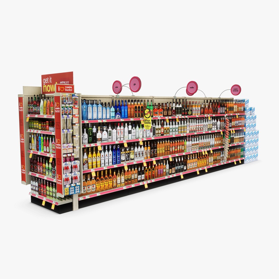 aisle 17 - 3D model https://p.turbosquid.com/ts-thumb/JA/QnmPcY/zIr60QK0/bbretailaisle17liquorwine03/png/1528311206/1920x1080/fit_q87/c96a744e7bb18459b68e6bce02343e36b7d37d66/bbretailaisle17liquorwine03.jpg