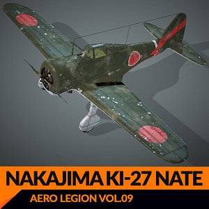Real-Time Airplane Ki-27 Nate