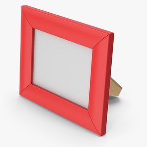 3D Red Picture Frame model