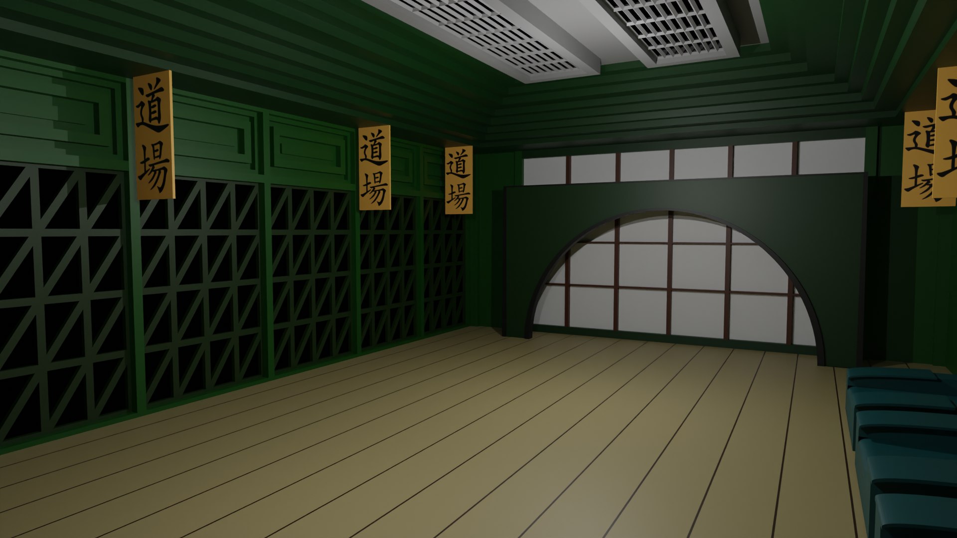 3D Model Karate Hall - TurboSquid 2157983
