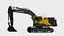 Modèle 3D de la pelle Volvo EC380EL