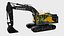 Modèle 3D de la pelle Volvo EC380EL