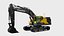 Modèle 3D de la pelle Volvo EC380EL