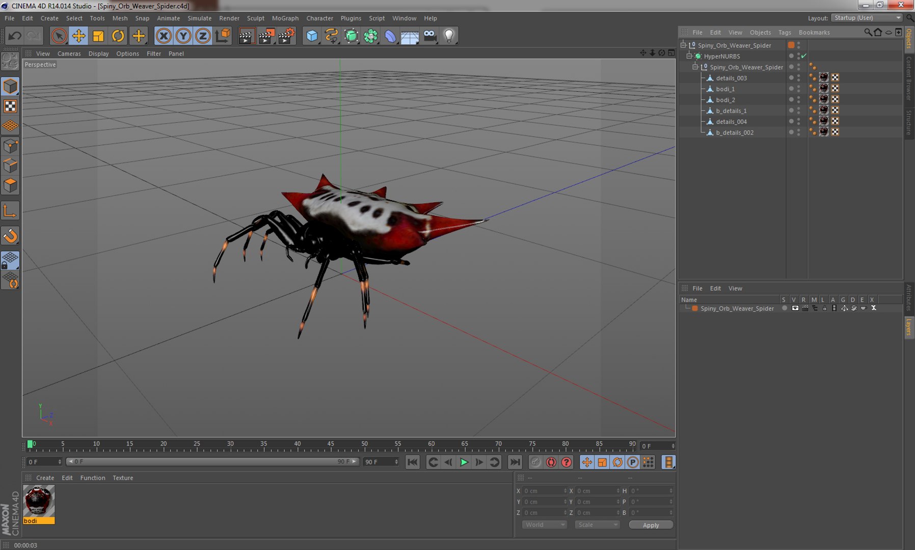 spiny orb weaver spider 3D model https://p.turbosquid.com/ts-thumb/JA/j1Ww49/Y2HCSFJa/spinyorbweaverspidervray3dmodel015/jpg/1498019811/1920x1080/fit_q87/42ca3cecbac96508cc7c4f0d049166e33619759a/spinyorbweaverspidervray3dmodel015.jpg