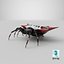 Spiny Orb Weaver Spider 3D Model