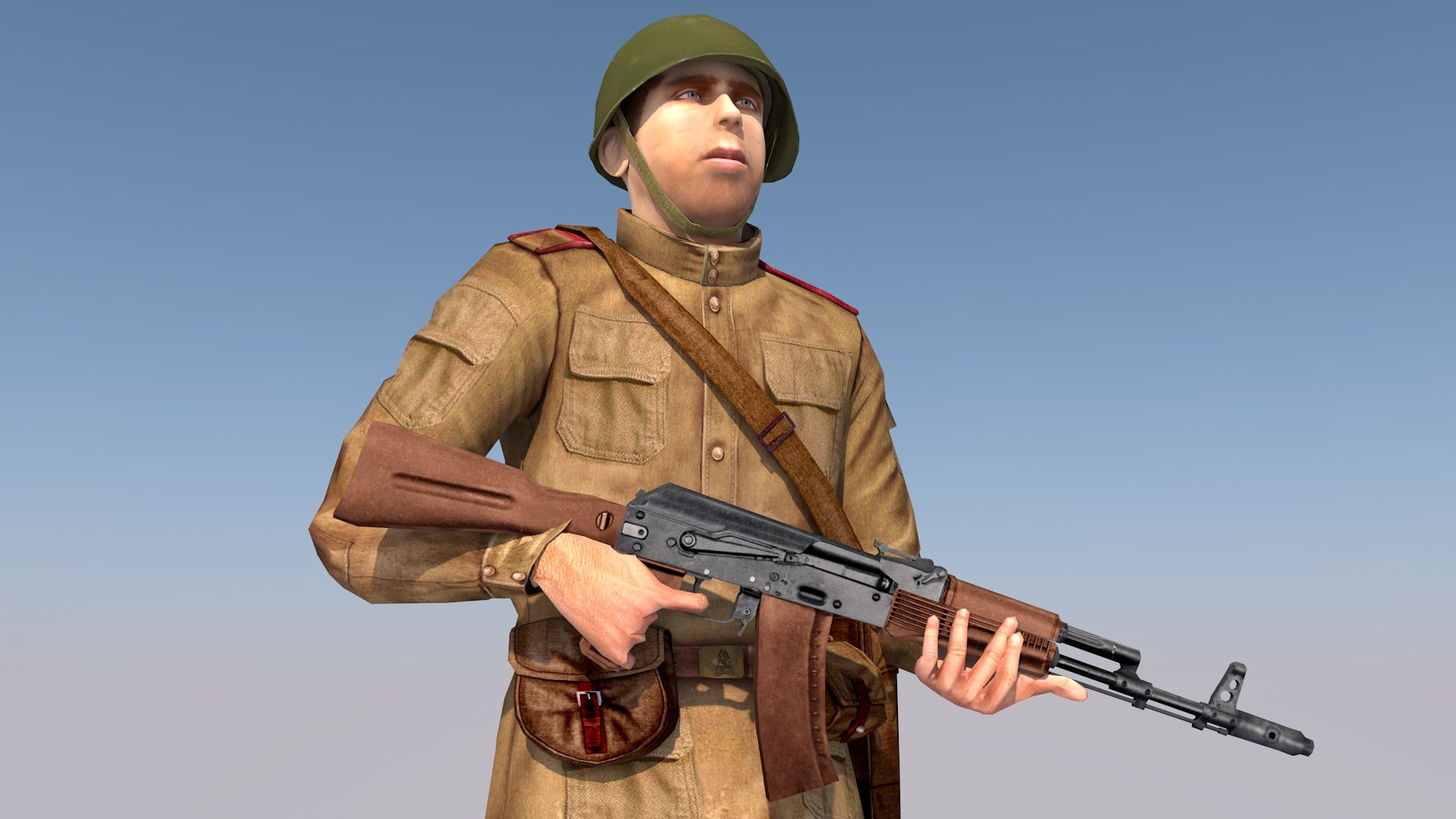 Soviet Soldier Afghan War 3D Model - TurboSquid 1867303