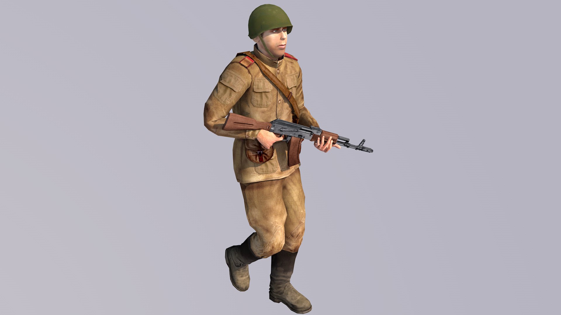 Soviet Soldier Afghan War 3D model - TurboSquid 1867303