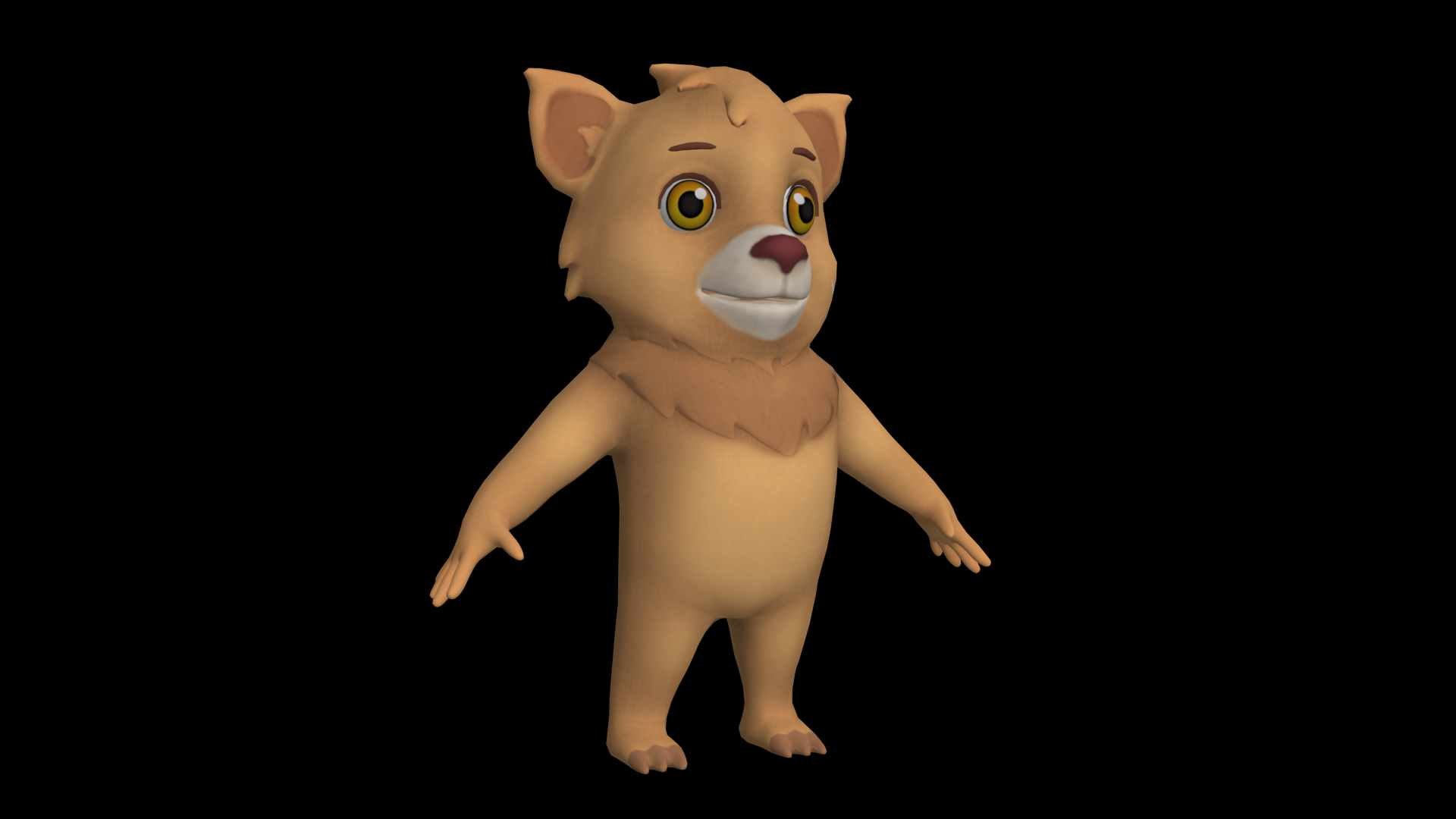 Smal Bear 3D Model - TurboSquid 2217535