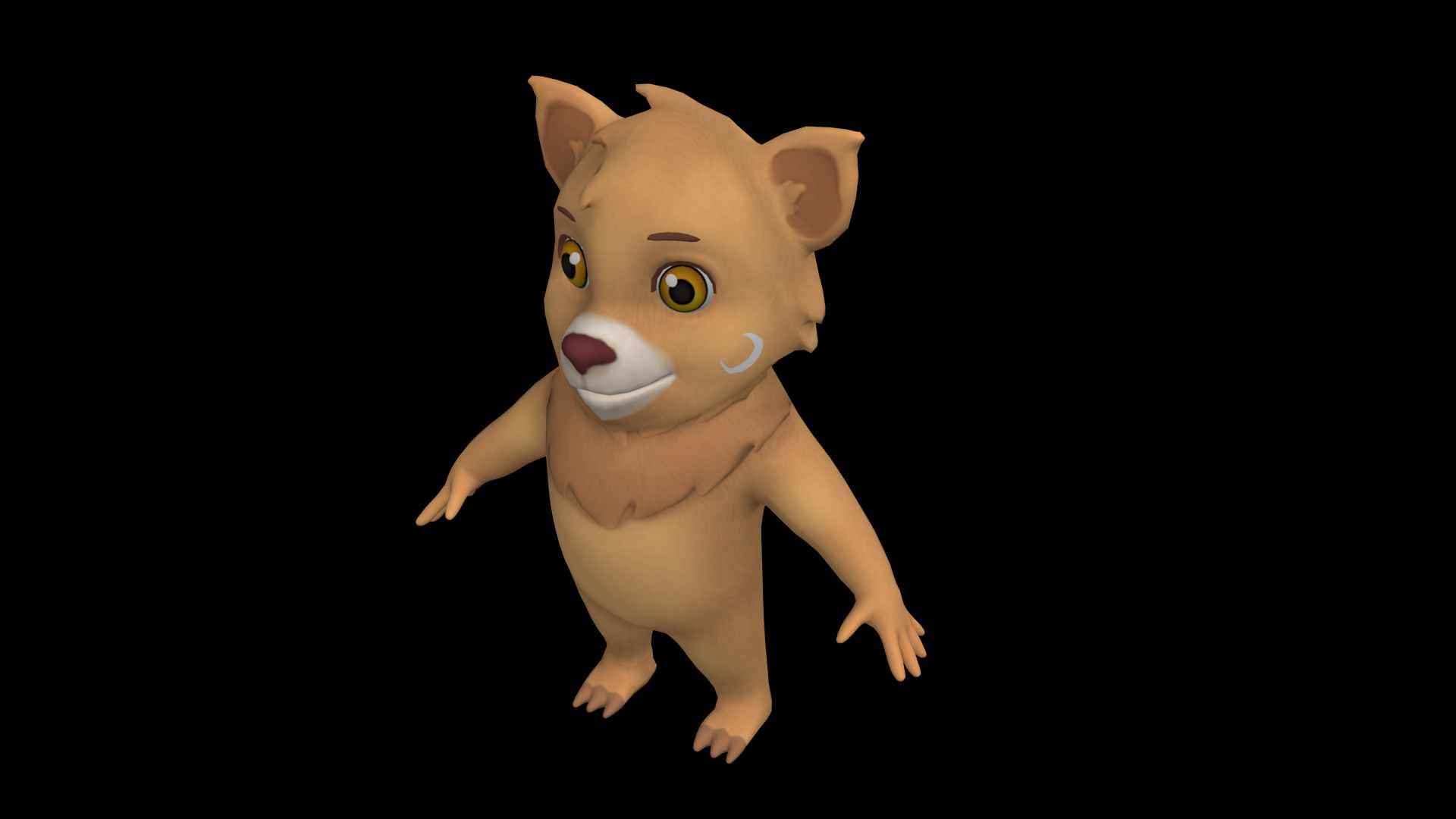 Smal Bear 3D Model - TurboSquid 2217535