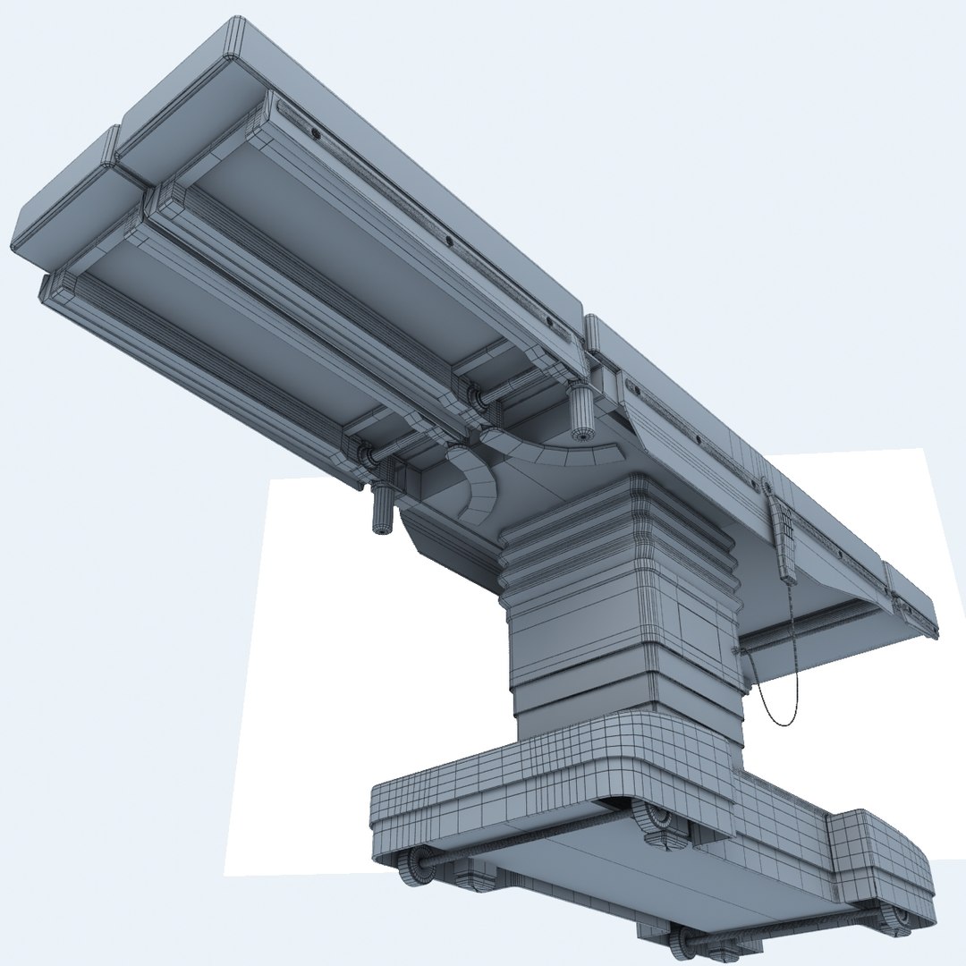 Modern Operation Table Rigging 3d Max