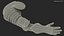 Medieval Knight Black Gold Arm Armor