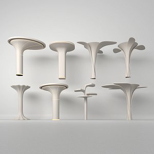 Decorative Columns Column Designs Creative Columns Interior Columns 3D model