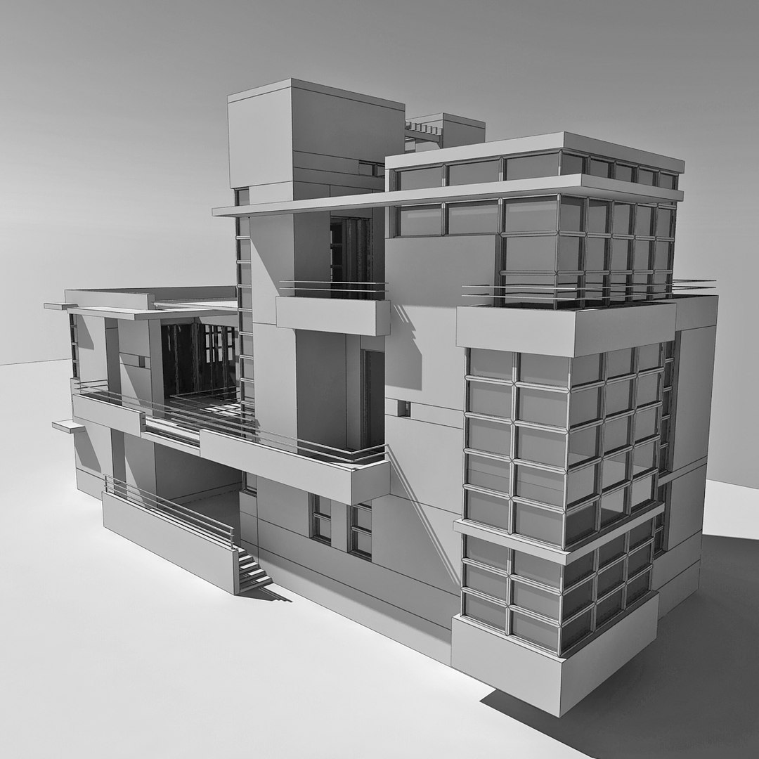 modern architects 3d model