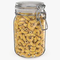 Elbow Macaroni Jar