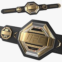 UFC Legacy Championship Belt Lies on Floor