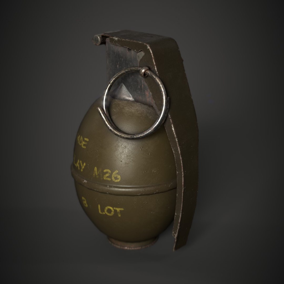 M26 Grenade 3D - TurboSquid 1230157