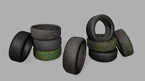 3D model tire 3