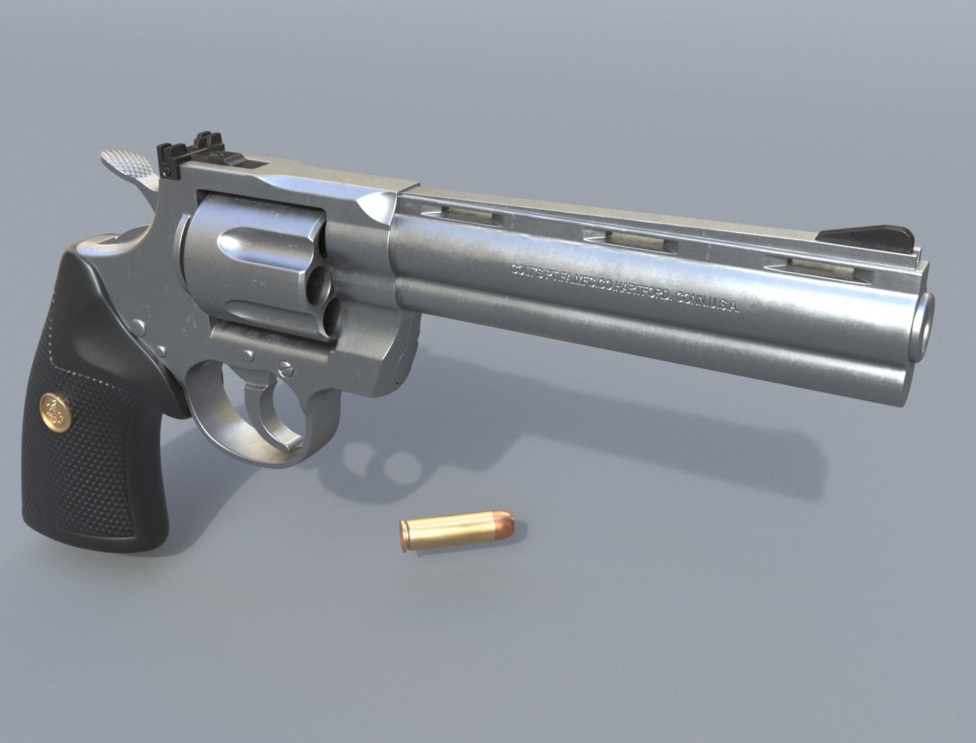 Colt Python 3D Model - TurboSquid 1460418
