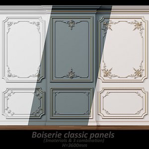 Wall molding 5 Boiserie classic panels