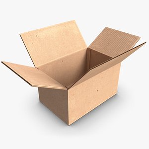 3d paper box model