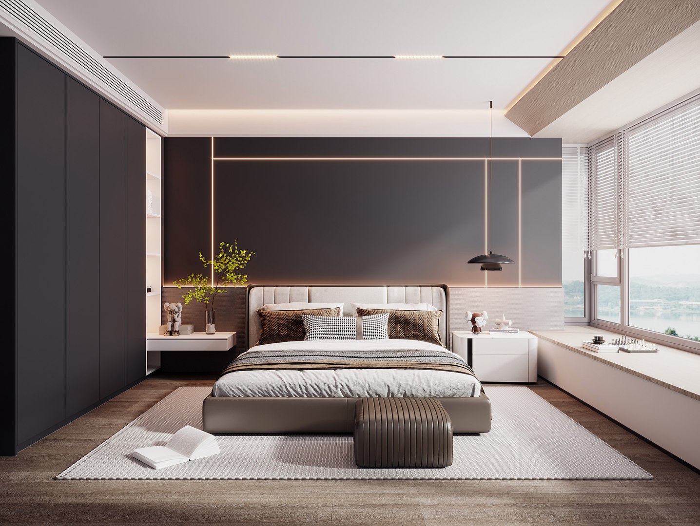 Modern Bedroom 3d Model Turbosquid 2088539