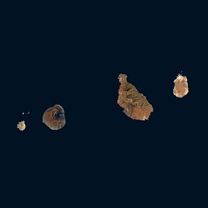 Sotavento Archipelago Republic of Cabo Verde model