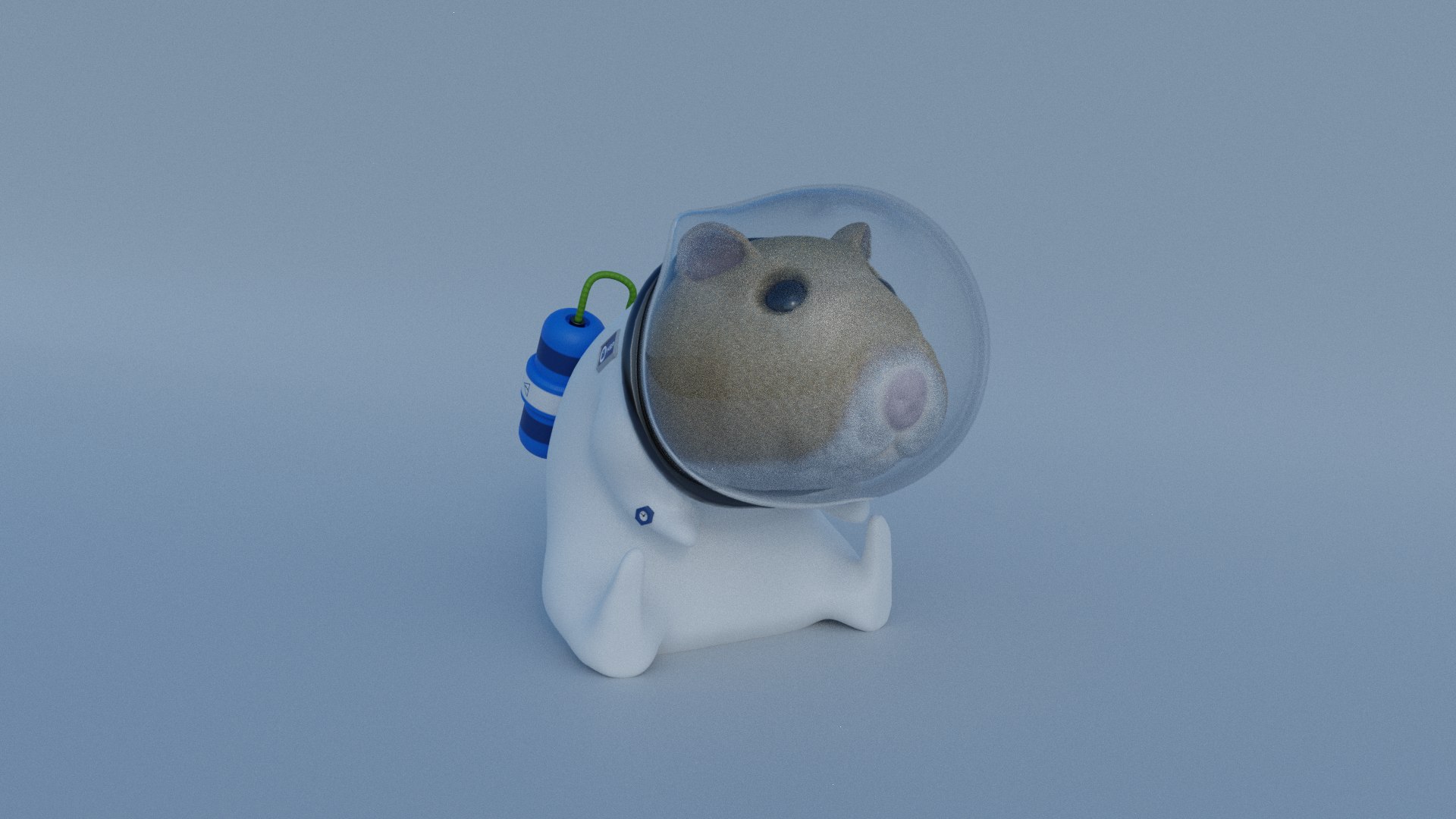 Free Cartoon Space Humster Astronaut 3D Model - TurboSquid 1300631