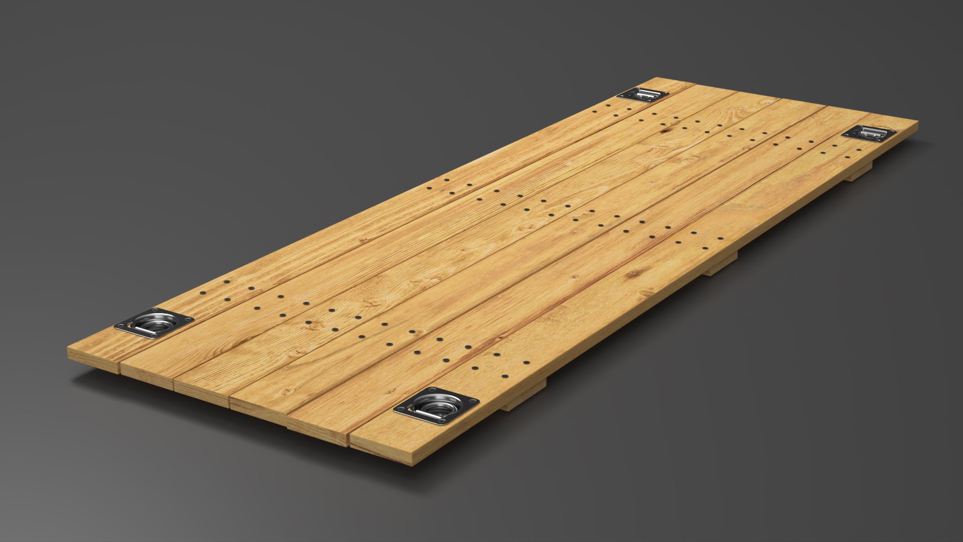 3D Timber Transport Platform With Load Anchors - TurboSquid 2415920