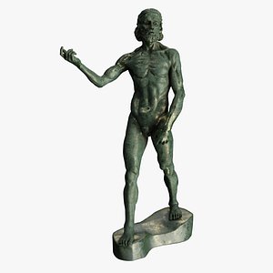 3d statue john baptiste rodin