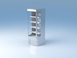 3d model chilled shelving
