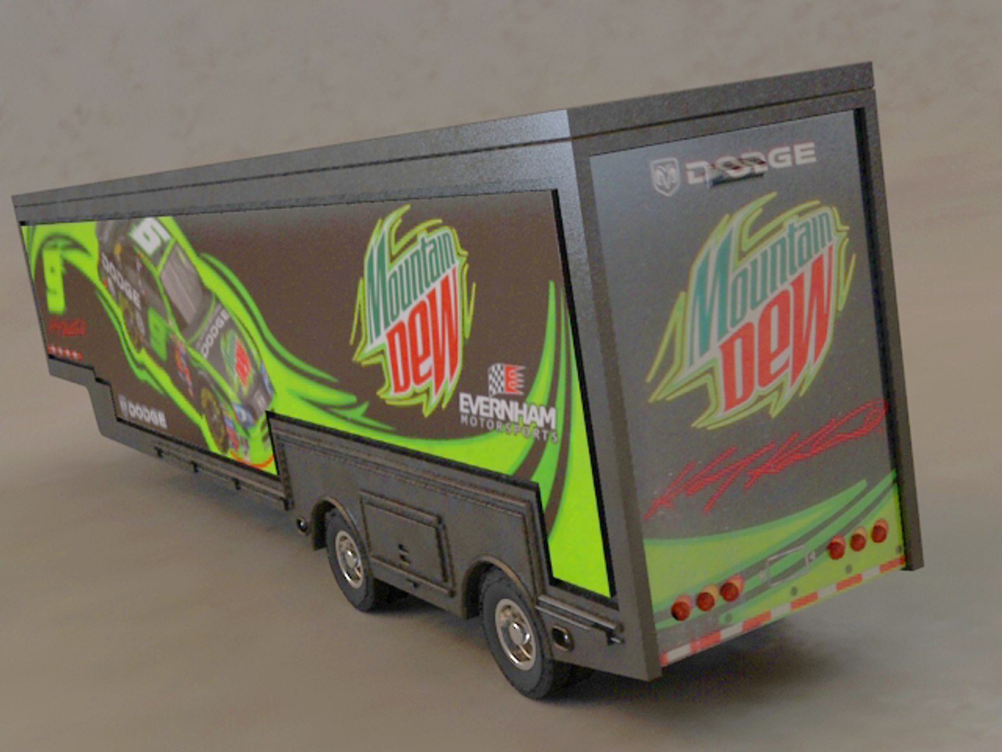 3d model tractor hauler mountain dew https://p.turbosquid.com/ts-thumb/JB/jOh6K9/bXRaU3Qz/tractortrailereverhammountaindewdodge9v008/jpg/1277096769/1920x1080/fit_q87/46f6cde718cf048a28e050867f4602d8f79ca37c/tractortrailereverhammountaindewdodge9v008.jpg