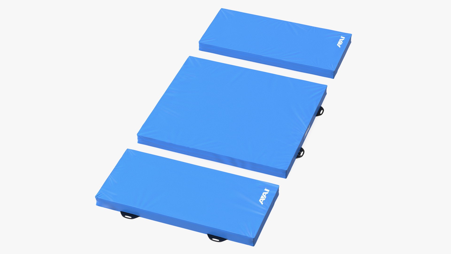 Sports Mat Blue 3D model preview