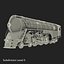 NYC Dreyfuss Hudson Steam Locomotive 3D Model